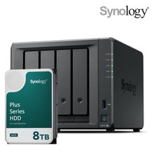 시놀로지 나스 DS423+4Bay NAS HAT3300 8TBX1EA 하드디스크 합본