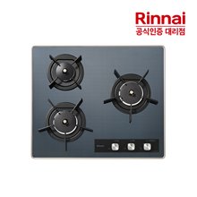 린나이 3구 빌트인 가스레인지 RBR-PF3601LD 가스쿡탑 자동화력