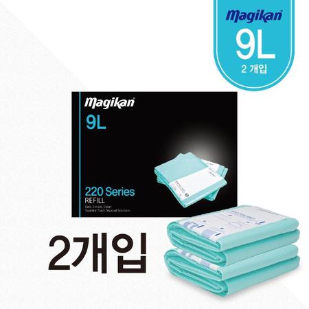 매직캔 9L 리필 2개입 MAGIKAN-220R2B