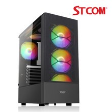 STCOM 조립피씨 5600 RX 7600 16GB 512GB 윈도우11 정품 설치 게이밍 사무용 조립PC STAI-V7