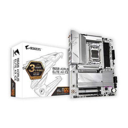 GIGABYTE B650 AORUS ELITE AX ICE 제이씨현