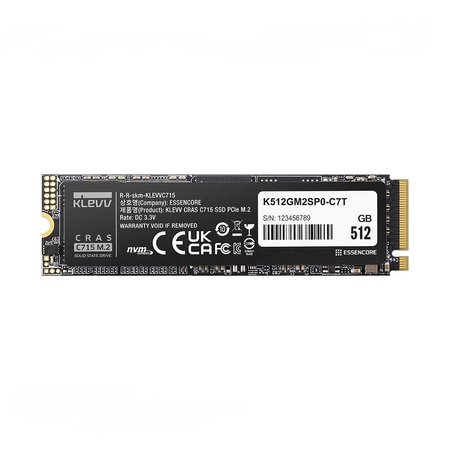 에센코어 KLEVV CRAS C715 512GB M.2 NVME 3D TLC 파인인포