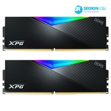 [서린공식] ADATA DDR5-6000 CL30 LANCER RGB 블랙 패키지 서린 (32GB(16Gx2))