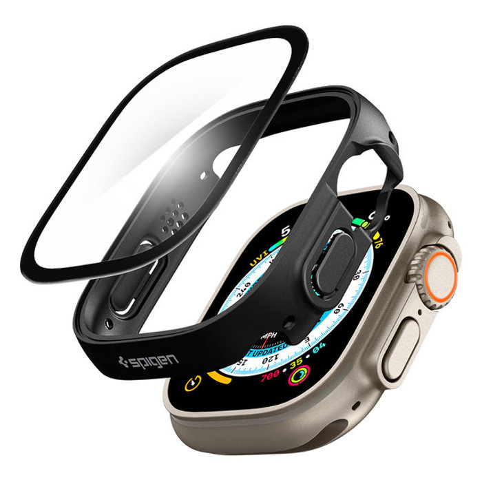 [(주)슈피겐코리아]슈피겐 애플워치 울트라 3 2 1 케이스 풀커버 씬핏360 강화유리 포함