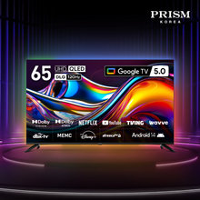 [25년형] 프리즘 65인치 QLED 국내최초 구글5.0 스마트TV DLG120Hz 패널 2년 무상 / CP65G5Q (기사배송/벽걸이설치)