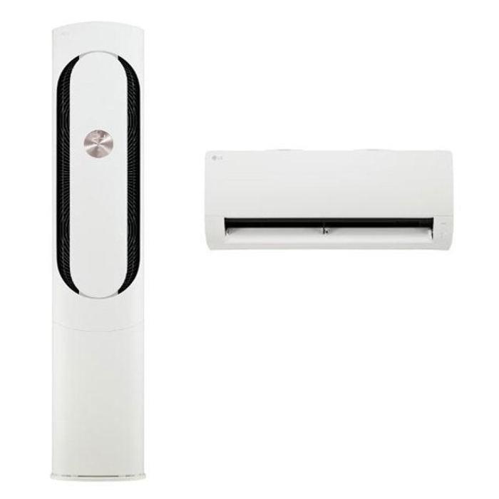 LG전자 오브제 칸 일반배관 2in1에어컨 FQ18HDKHP2 58.5㎡+18.7㎡ 실외기포함 전국기본설치비 포함