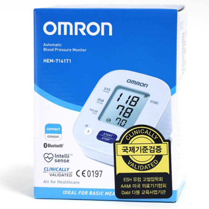 [중고] [박스개봉-변심반품] 오므론 자동전자 혈압계_HEM-7141T1