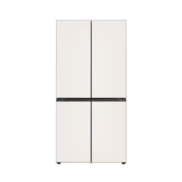 LG전자 디오스 오브제컬렉션 4도어 냉장고 Fit&Max M626GBB032.AKOR 613L,베이지