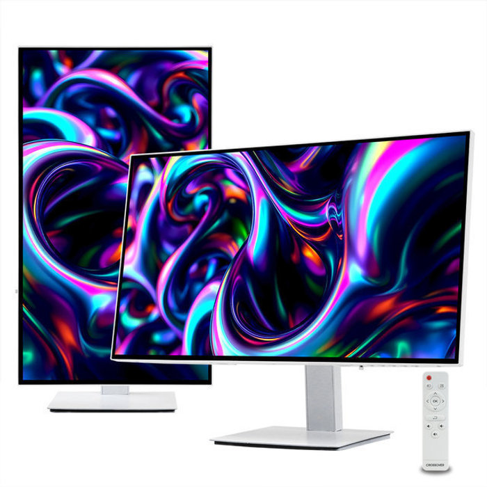 크로스오버 27USD850 IPS4K UHD 4면제로 화이트 멀티스탠드 +