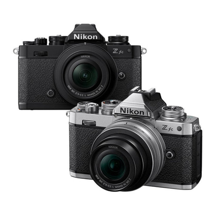 니콘 정품 Nikon Z fc 미러리스 카메라 본체+16-50mmf/3.5-6.3VR KIT 실버/블랙