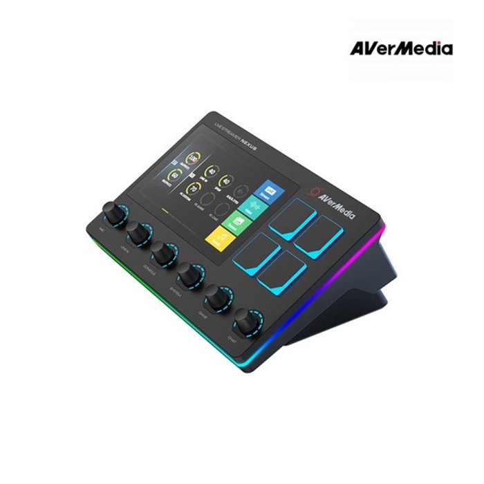 에버미디어 AX310 NEXUS 스트리밍 6 Track 오디오 믹서