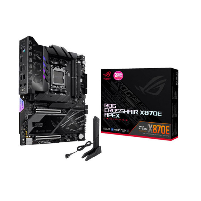 ASUS ROG CROSSHAIR X870E APEX STCOM 정품, 빠른발송
