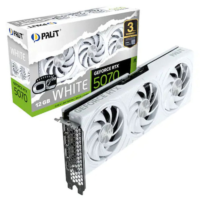 PALIT 지포스 RTX 5070 WHITE OC D7 12GB 이엠텍.