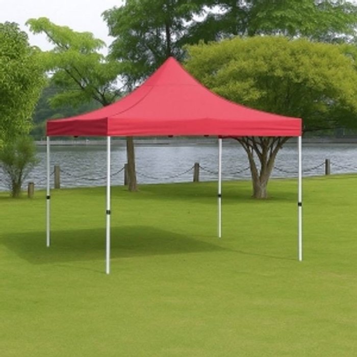 조르지오 행사용접이식캐노피천막 300x300cm 레드