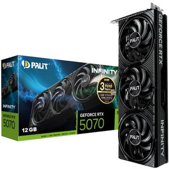 PALIT 지포스 RTX 5070 Infinity 3 D7 12GB 이엠텍