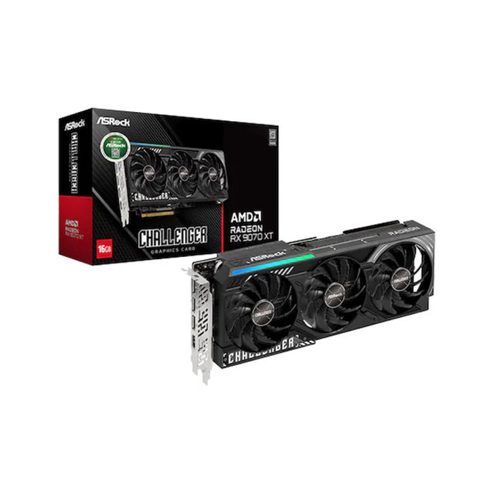 ASRock 라데온 RX 9070 XT CHALLENGER D6 16GB 대원씨티에스--
