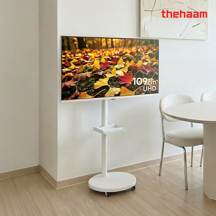 더함 스마트 화이트 109cm UHD 120Hz 구글 5.0 라이트 패키지 기사설치