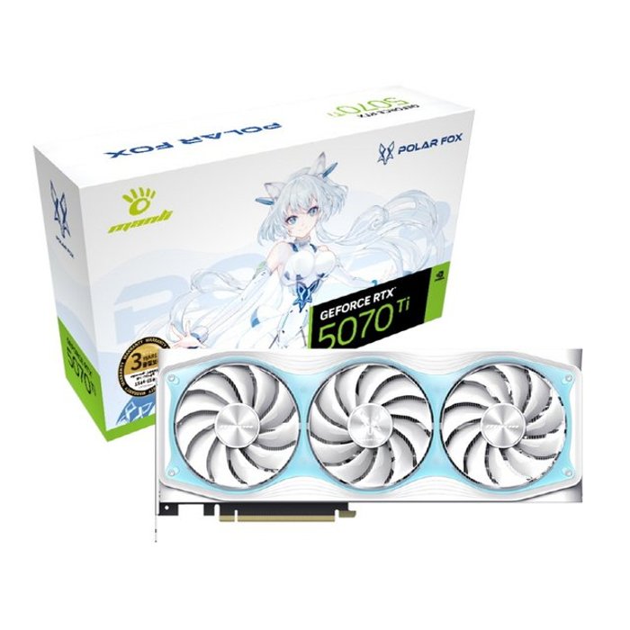 만리 MANLI 지포스 RTX 5070 Ti Polar Fox OC D7 16GB 인텍앤컴퍼니 VGA 그래픽 카드