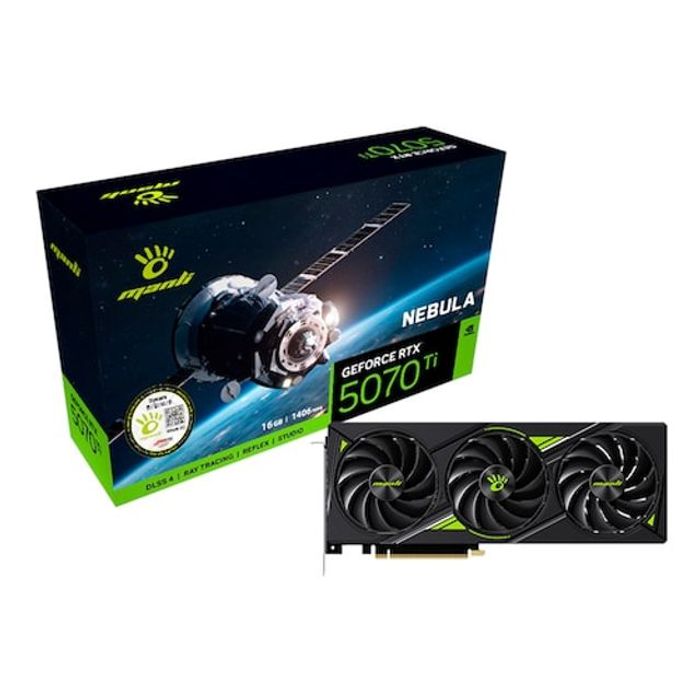 만리 MANLI 지포스 RTX 5070 Ti Nebula D7 16GB 대원씨티에스 G