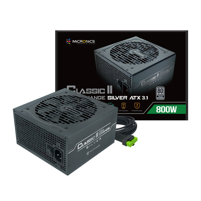 마이크로닉스 공식 총판 Classic II 풀체인지 800W 80PLUS 실버 ATX3.1