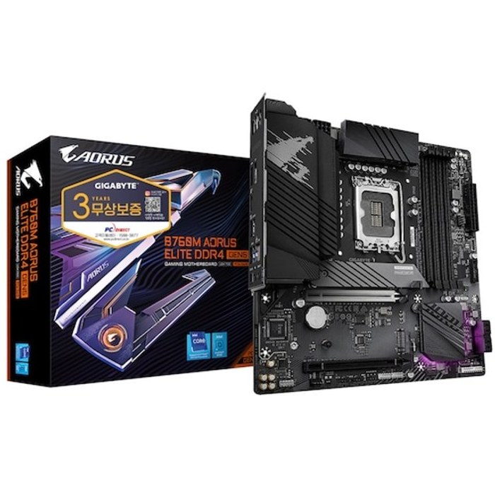 기가바이트 GIGABYTE B760M AORUS ELTIE D4 GEN5 피씨디렉트