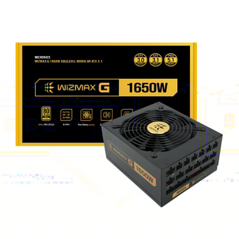 마이크로닉스 공식 총판 WIZMAX G-1650W 80PLUS골드 ATX3.1