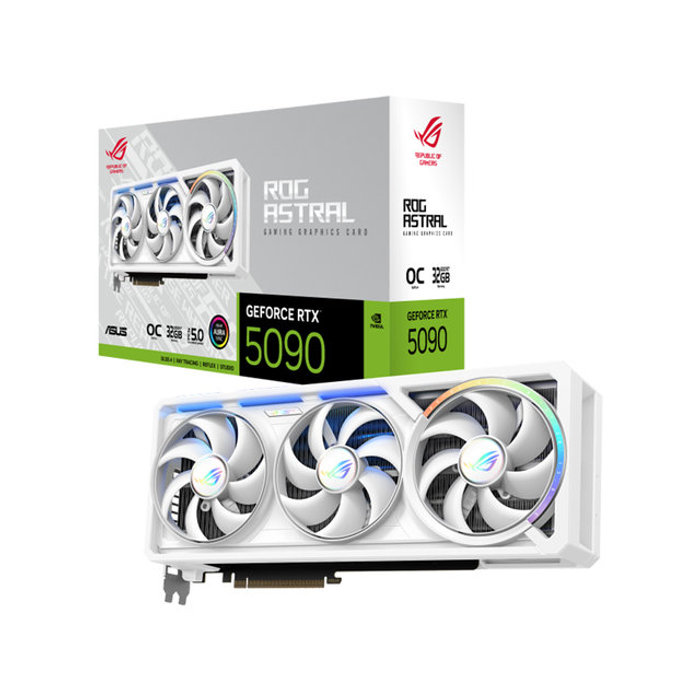 에이수스 ASUS ROG Astral 지포스 RTX 5090 WHITE OC D7 32GB 인텍앤컴퍼니 VGA 그래픽카드