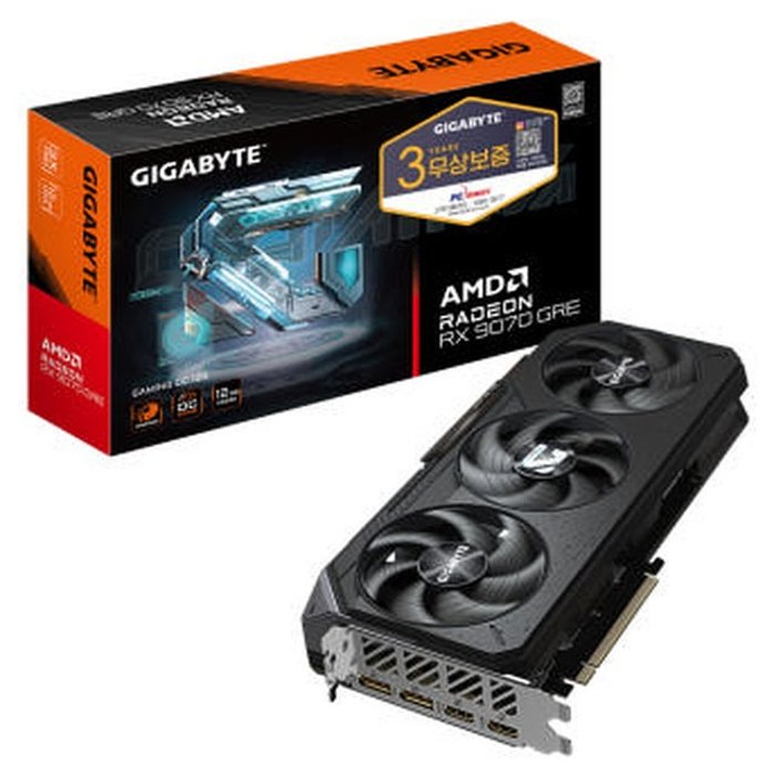 기가바이트 GIGABYTE 라데온 RX 9070 GRE Gaming OC D6 12GB