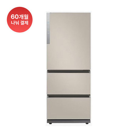 삼성전자 9월 2주차 이후 순차배송 비스포크 김치플러스 김치냉장고 3도어 RQ33DG71J2ET 328L, 에센셜 베이지