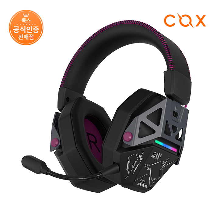 COX WCH300 유무선 블루투스 3모드 게이밍 헤드셋 USB