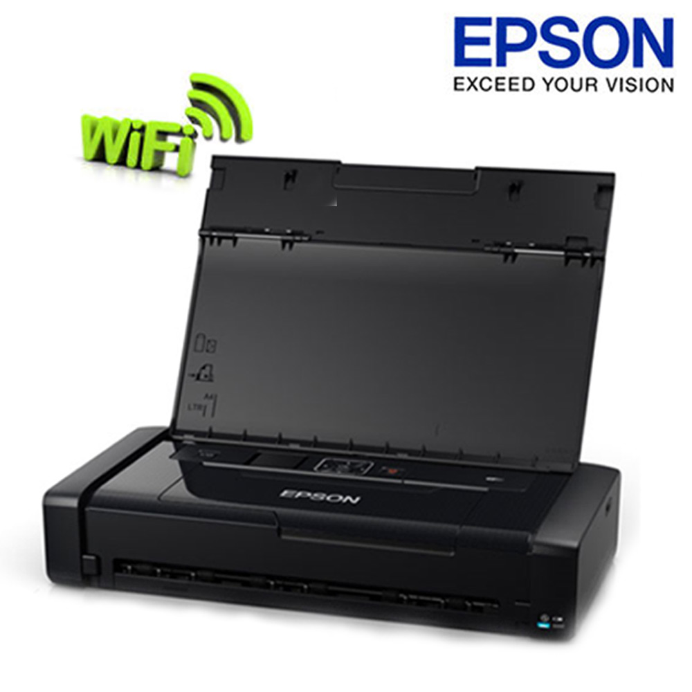 엡손 Epson WF-100 휴대용프린터 컬러 프린터 휴대용 프린터기 WiFi 잉크포함