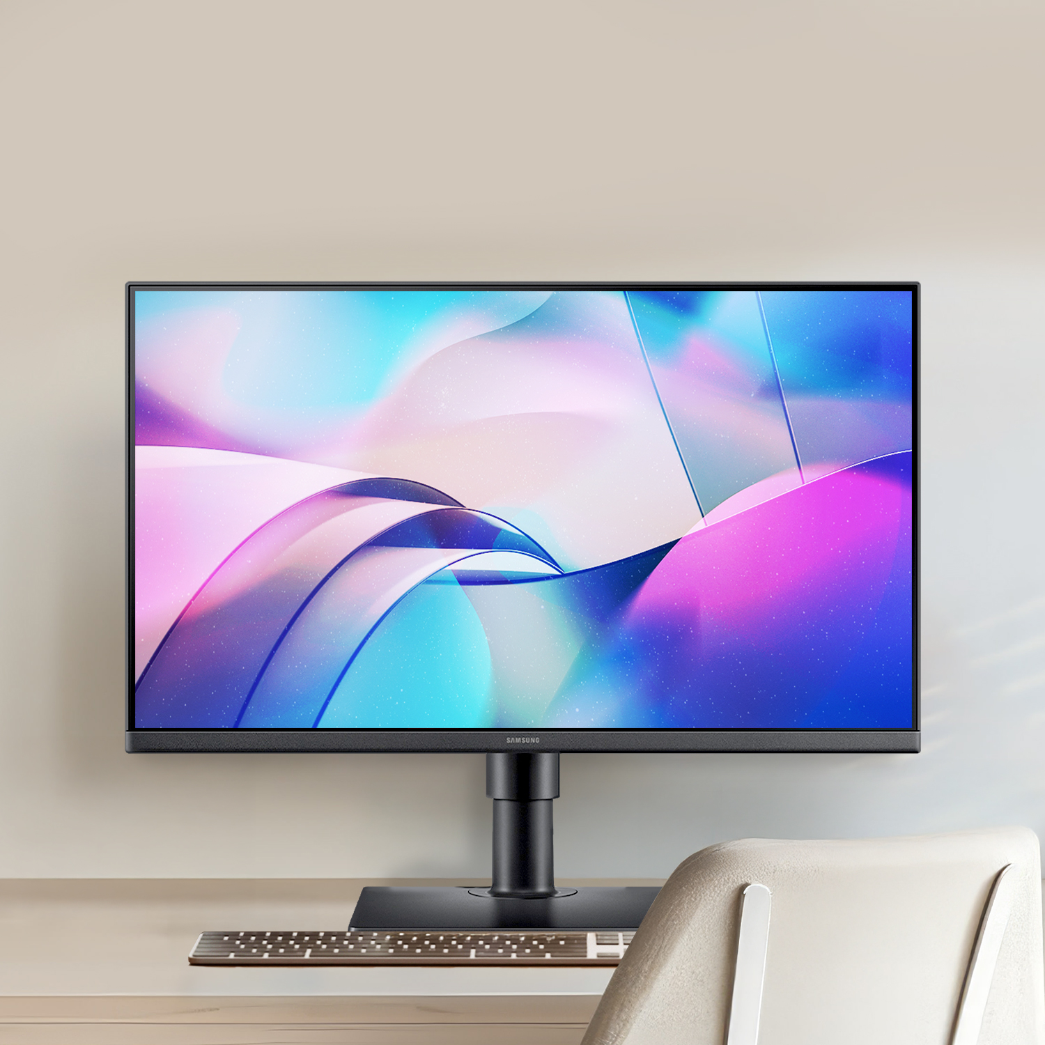 삼성전자 공식 삼성 68.6cm 27인치 IPS 에센셜 모니터 LS27D400 100Hz 세로 피벗 높낮이조절 서브 듀얼 사무용