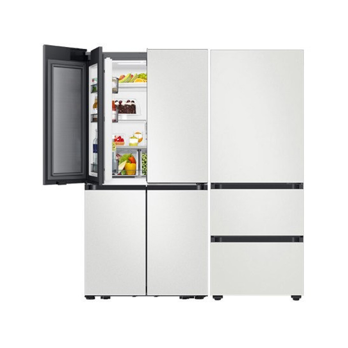 삼성전자 삼성 비스포크 냉장고 김치냉장고 세트 전체코타화이트 RM70F63M2A+RQ33DB74C1AP