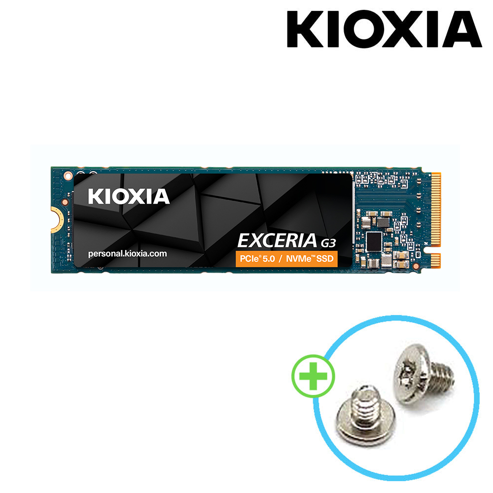 키오시아 EXCERIA G3 M.2 NVMe SSD PCIe5.0 4TB