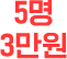 5명 3만원