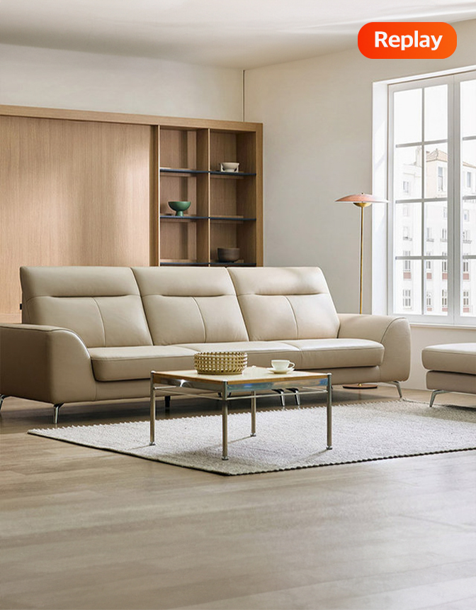 자코모 소파♥ 천연 소가죽소파 100만원대 + 방송중 추가혜택!