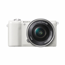 알파 A5100L 미러리스 카메라 렌즈KIT[화이트][본체+16-50mm][가방+SD카드증정]