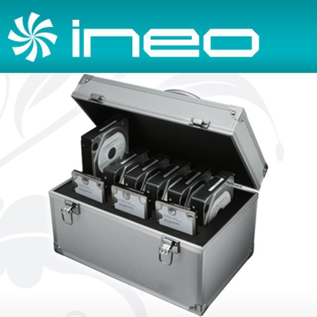 ineo 알루미늄 하드디스크 보관함(2.5 3Bay + 3.5＂ 6Bay) (I-NC23)