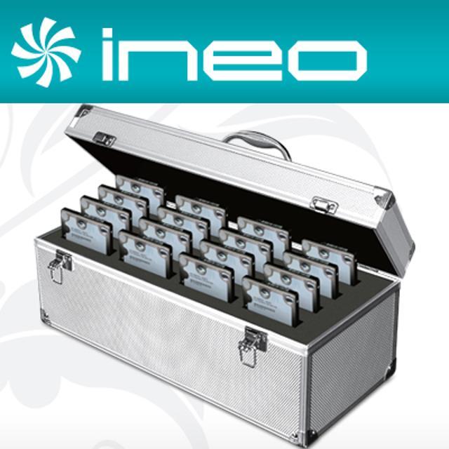 ineo 알루미늄 하드디스크 보관함(2.5＂ 16Bay) (I-NC25)
