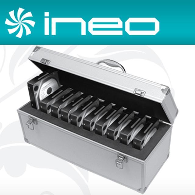 ineo 알루미늄 하드디스크 보관함(3.5＂ 10Bay) (I-NC10) 