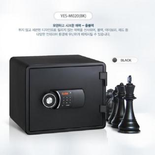 [무료배송]디자인 디지털 내화금고 YES-M020 [블랙]