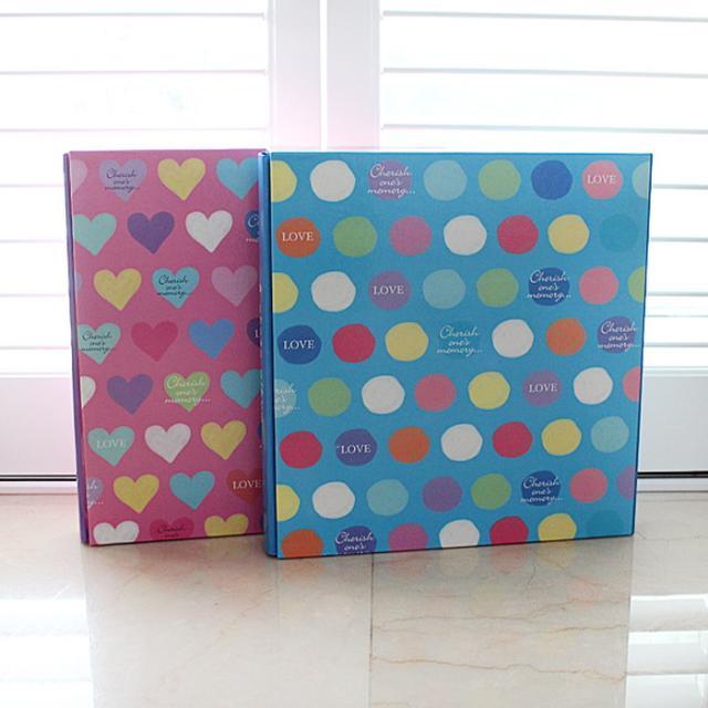 흑대지 30매 양장 앨범 블루