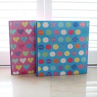 흑대지 30매 양장 앨범 핑크