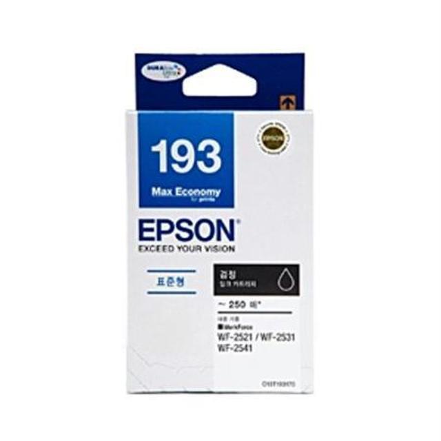 [정품]엡손 컬러잉크[T1931][검정][250매/호관기종:WF-2541]