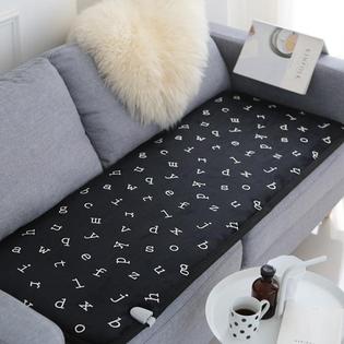알파벳 쇼파 전기방석 (3인용)