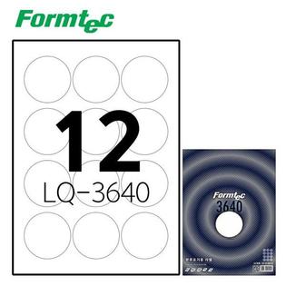  레이저잉크젯라벨LQ-3640 20매입