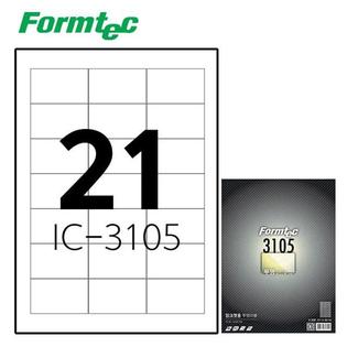  잉크젯 투명 라벨IC-3105 5매입