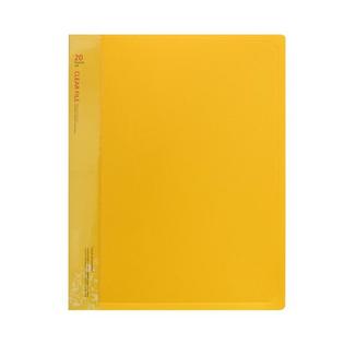 클리어화일 _20P (A4:노랑) 1개