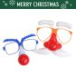 크리스마스 코스튬 파티용품 LED 빨간코 안경