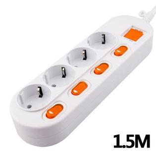 개별 4구 접지 멀티탭 (16A)